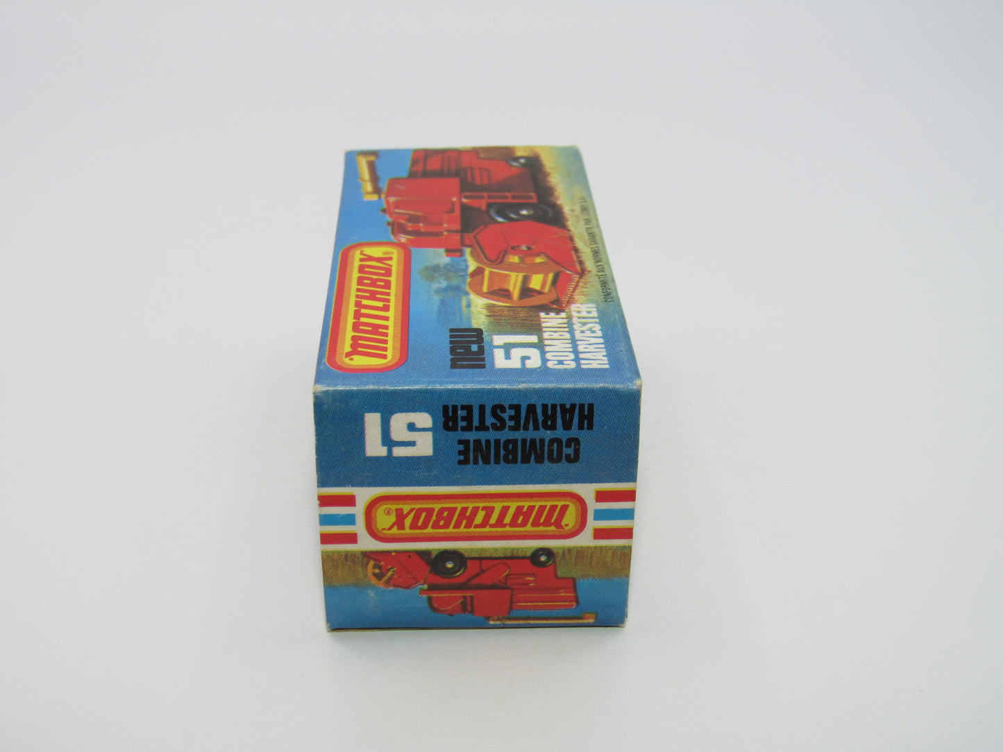 Matchbox Superfast 51C Combine Harvester 4 Spoke Yellow Hubs