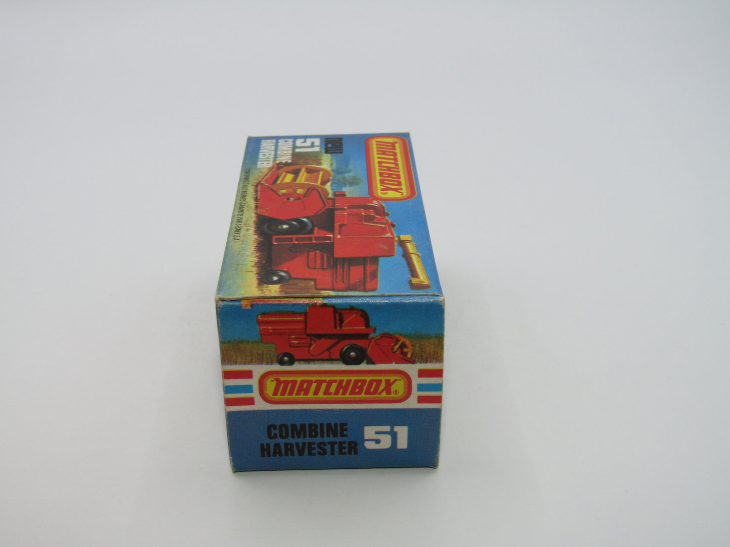 Matchbox Superfast 51C Combine Harvester 4 Spoke Yellow Hubs