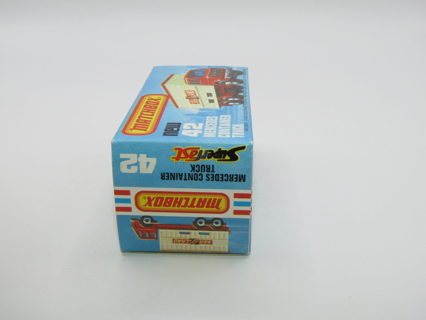 Matchbox Superfast No 42C Mercedes Container Truck Confern German Issue