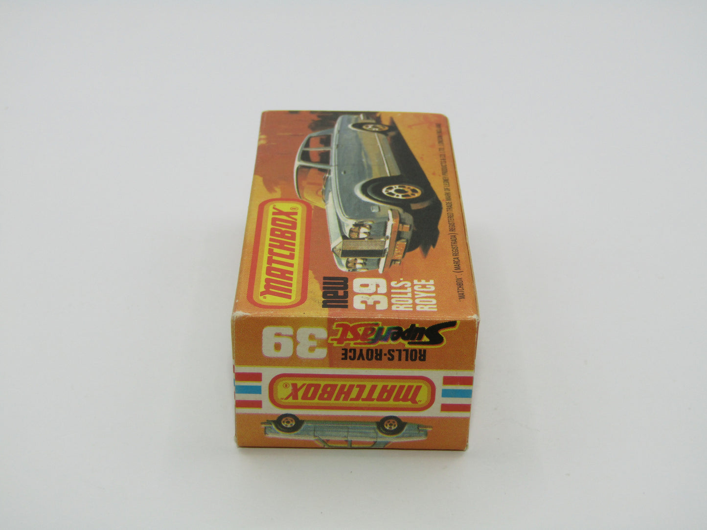 Matchbox Superfast 39B Rolls Royce Silver Shadow Red TAN Interior