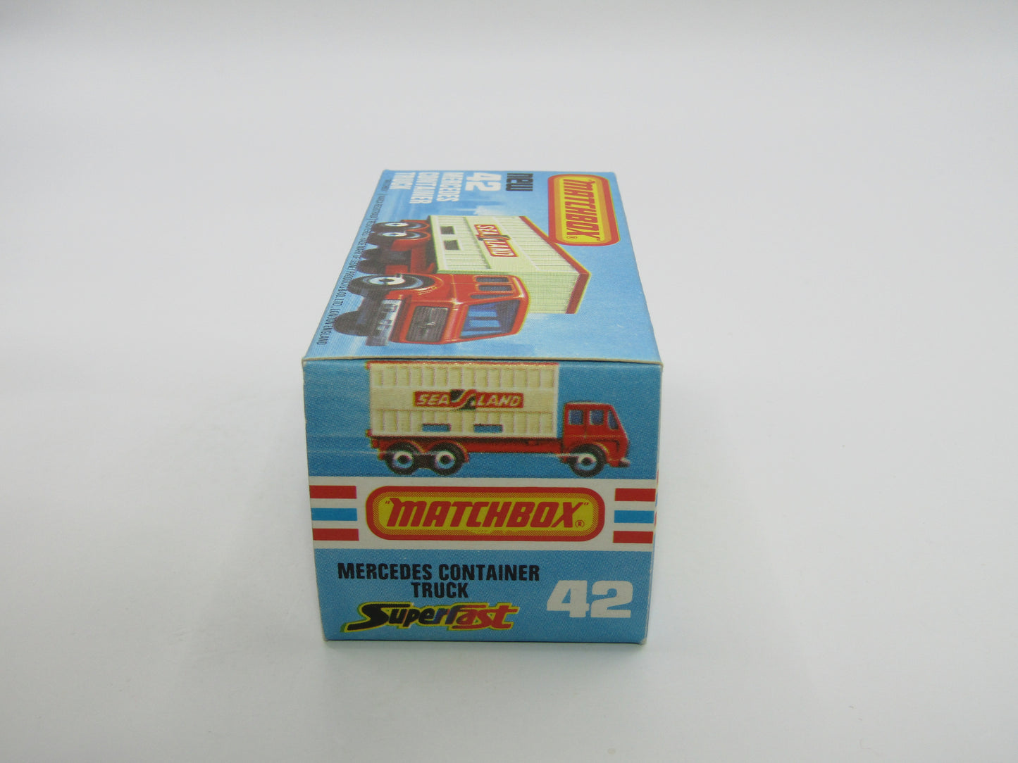 Matchbox Superfast No 42C Mercedes Container Truck Confern German Issue
