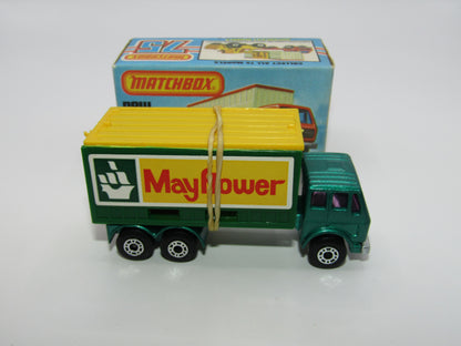 Matchbox Superfast 42C Mercedes Truck Green PURPLE Windows Yellow Roof