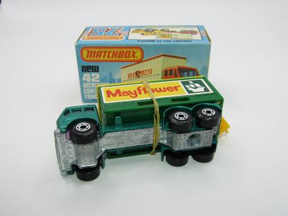 Matchbox Superfast 42C Mercedes Truck Green PURPLE Windows Yellow Roof