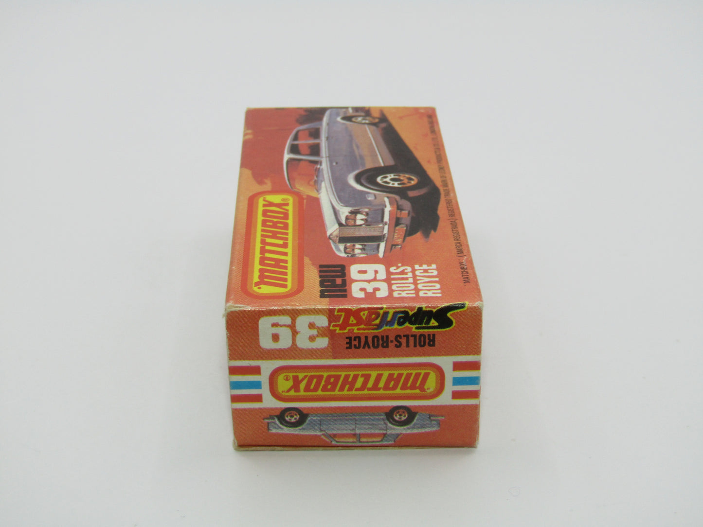 Matchbox Superfast 39B Rolls Royce Silver Shadow Red, Light Cream Interior