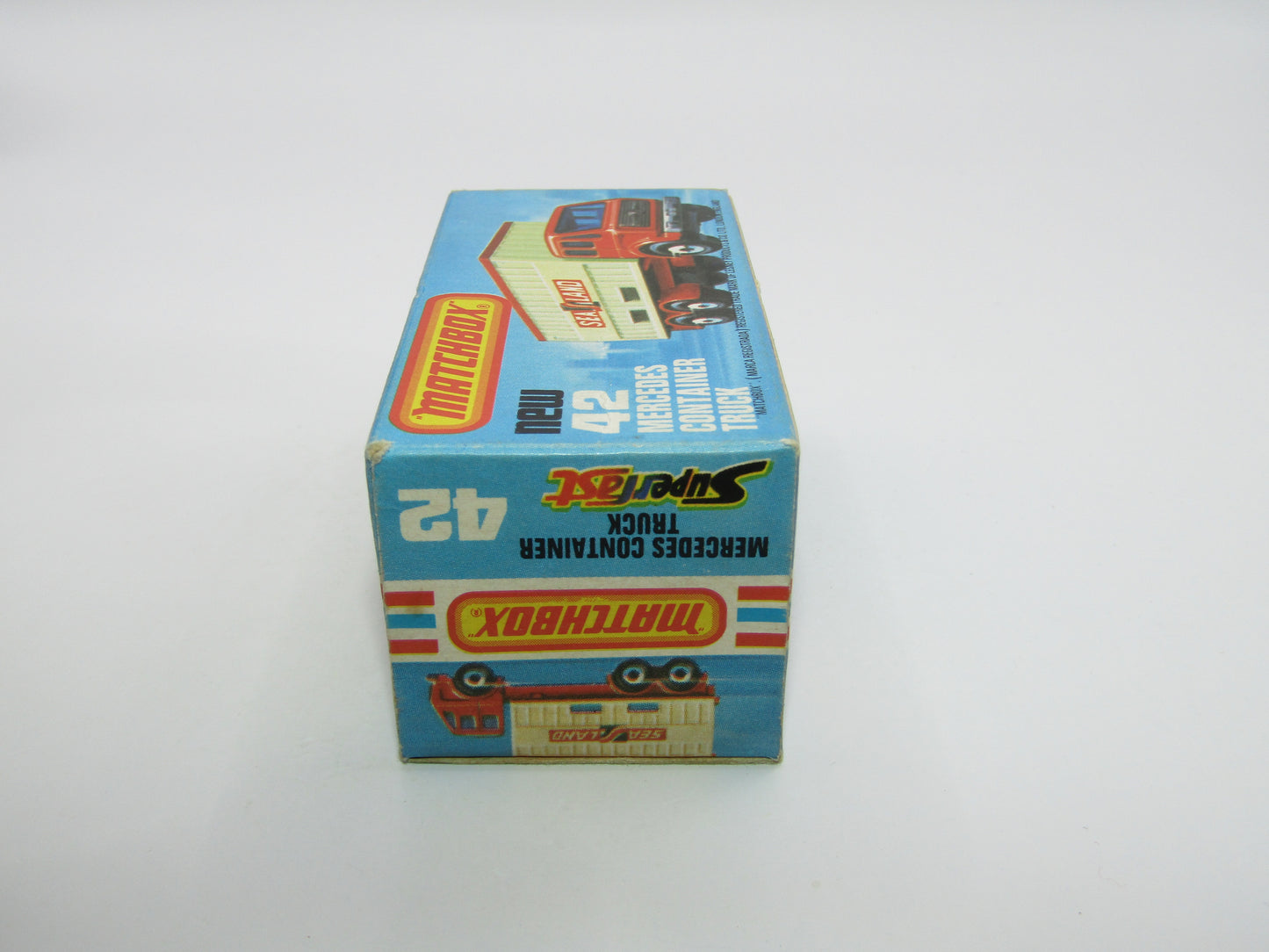 Matchbox Superfast 42C Mercedes Truck Green PURPLE Windows Yellow Roof
