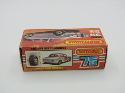 Matchbox Superfast 39B Rolls Royce Silver Shadow Red, Light Cream Interior