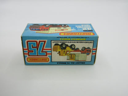Matchbox Superfast 42C Mercedes Truck Green PURPLE Windows Yellow Roof