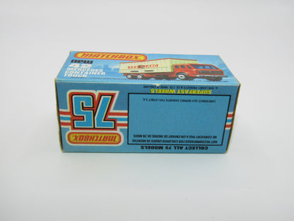 Matchbox Superfast 42C Mercedes Truck Green PURPLE Windows Yellow Roof