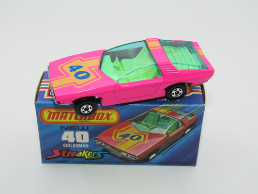 Matchbox Superfast 40A Vauxhall Guildsman "40" Tampo PINK Streakers