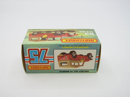 Matchbox Superfast 53C Jeep CJ-6 Met Green Yellow Interior SILVER Base
