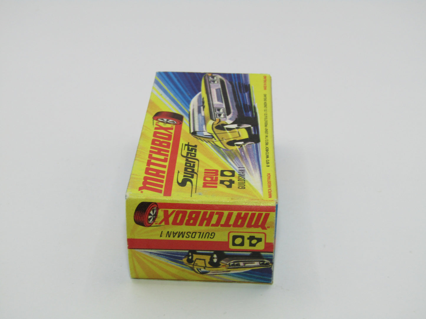 Matchbox Superfast 40A Vauxhall Guildsman Pink SILVER BASE Blue Star
