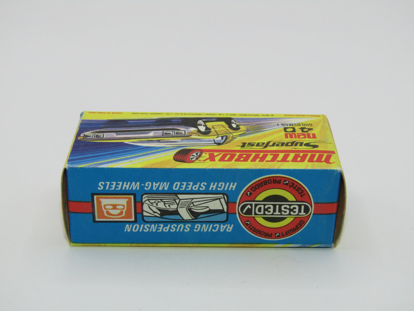 Matchbox Superfast 40A Vauxhall Guildsman Pink SILVER BASE Blue Star