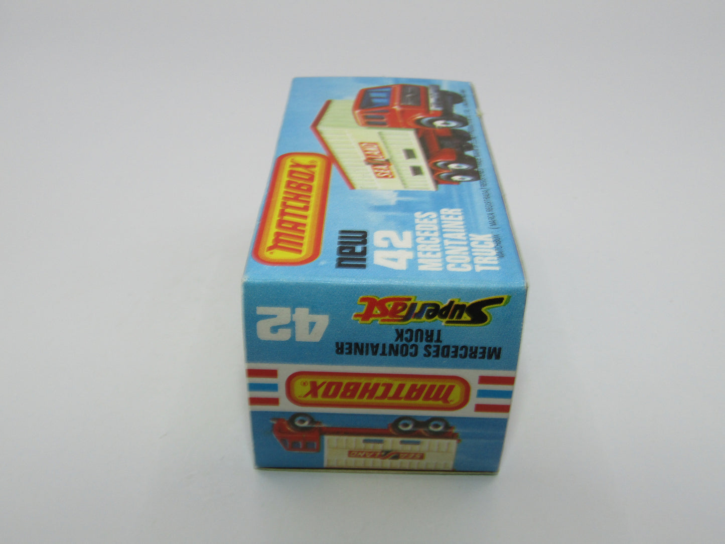 Matchbox Superfast 42C Mercedes Container Truck TAN NYK BLACK HUBS