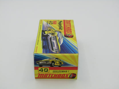 Matchbox Superfast 40A Vauxhall Guildsman Pink SILVER BASE Blue Star