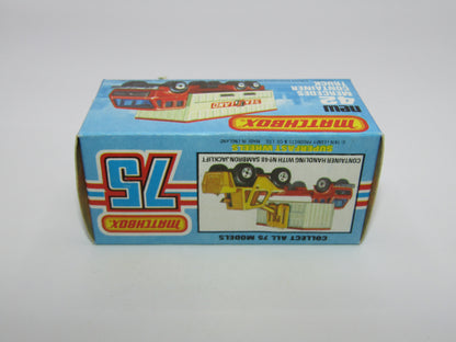 Matchbox Superfast 42C Mercedes Container Truck TAN NYK BLACK HUBS