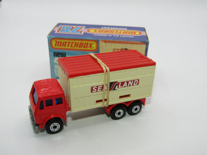 Matchbox Superfast 42C Mercedes Container Truck DIFFERENT Sealand Labels
