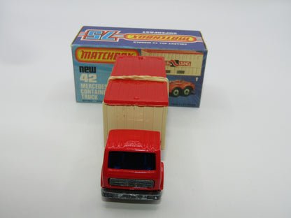 Matchbox Superfast 42C Mercedes Container Truck DIFFERENT Sealand Labels