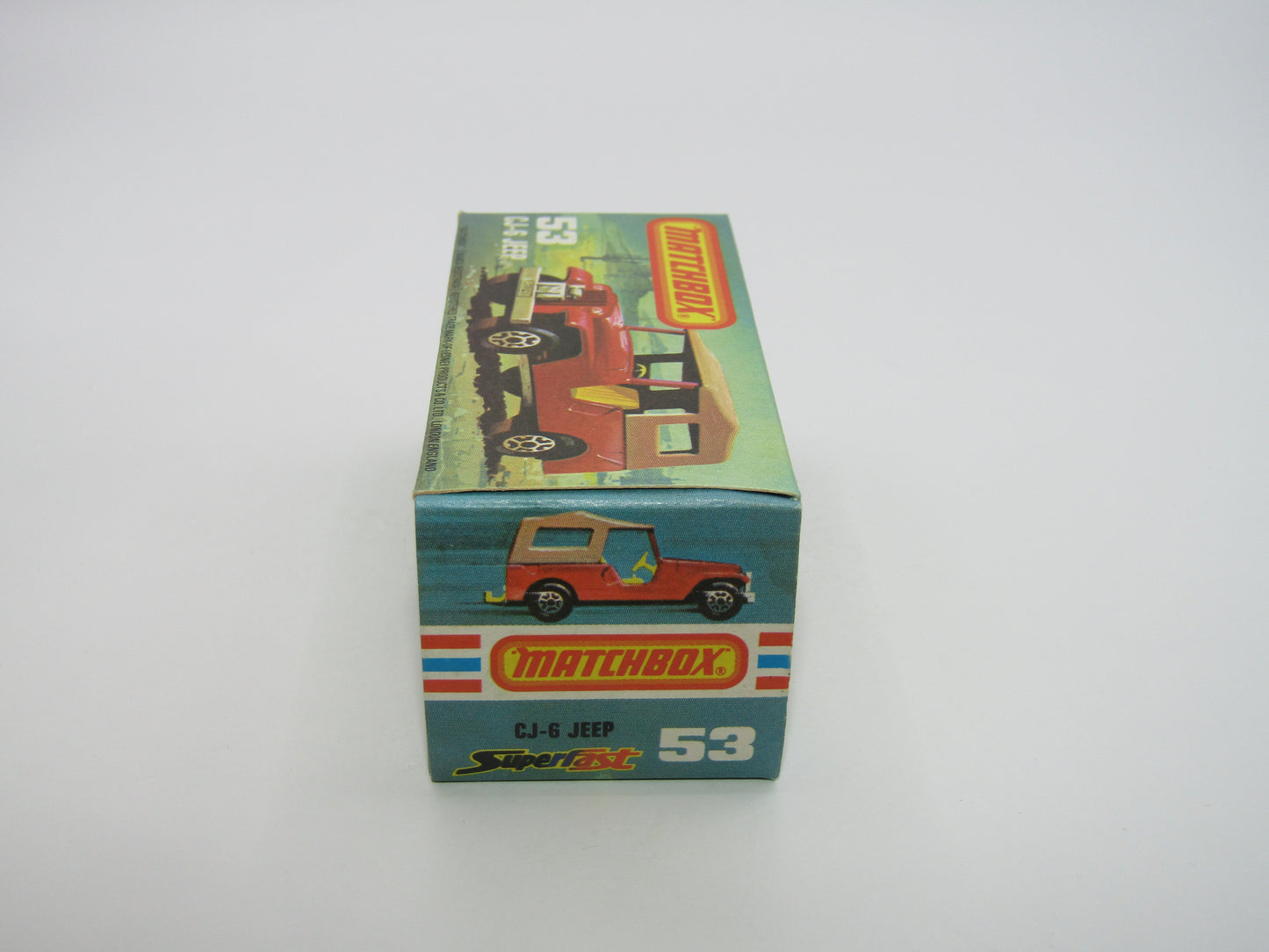 Matchbox Superfast 53C Jeep CJ-6 Met Green BLACK Interior SILVER Base