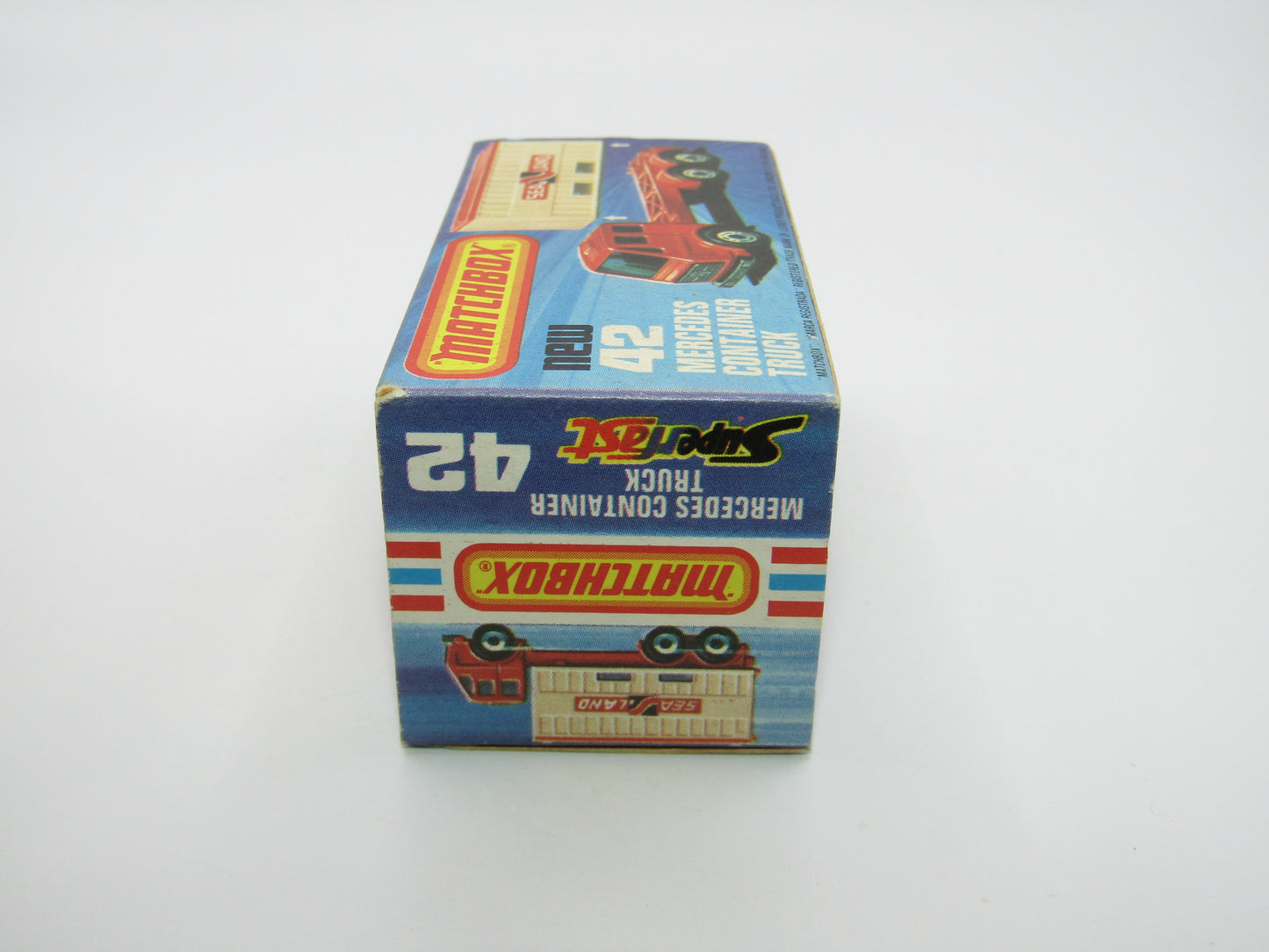 Matchbox Superfast 42C Mercedes Container Truck DIFFERENT Sealand Labels