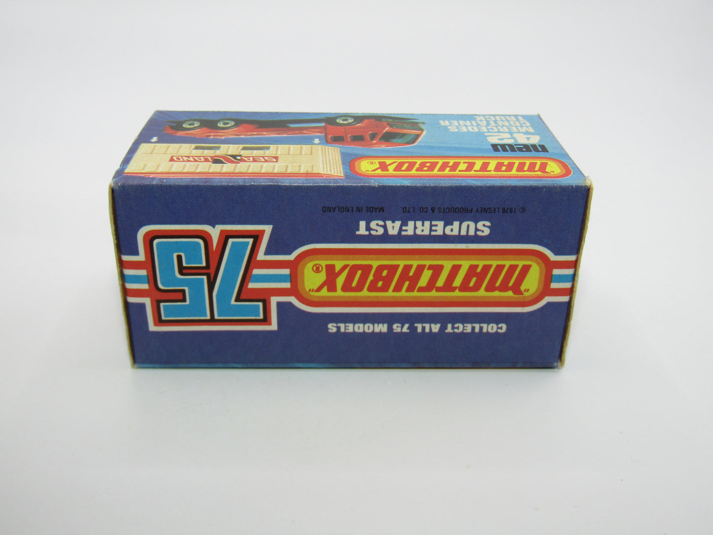 Matchbox Superfast 42C Mercedes Container Truck DIFFERENT Sealand Labels