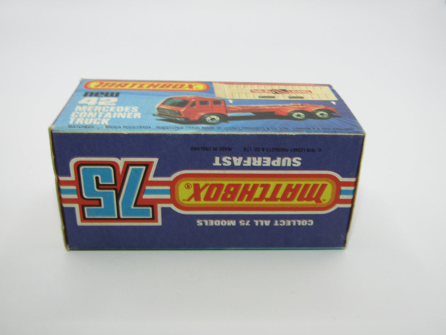 Matchbox Superfast 42C Mercedes Container Truck DIFFERENT Sealand Labels