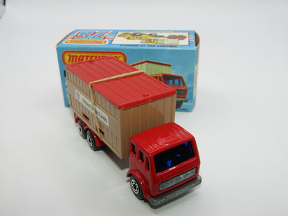 Matchbox Superfast no 42C Mercedes Container Truck TAN United States Lines