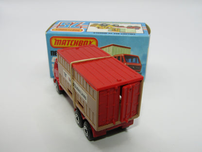 Matchbox Superfast no 42C Mercedes Container Truck TAN United States Lines