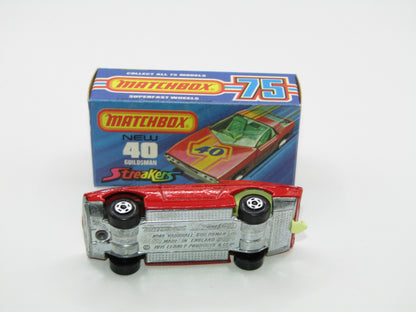Matchbox Superfast 40A Vauxhall Guildsman Red 40 Tampo GREEN Windows
