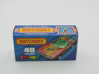 Matchbox Superfast 40A Vauxhall Guildsman Red 40 Tampo GREEN Windows