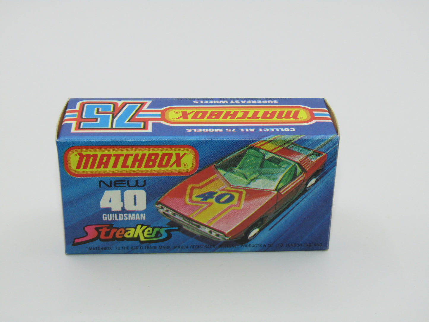Matchbox Superfast 40A Vauxhall Guildsman Red 40 Tampo GREEN Windows