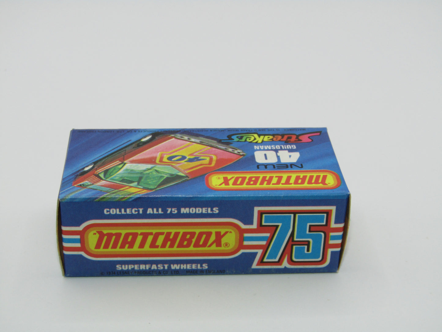 Matchbox Superfast 40A Vauxhall Guildsman Red 40 Tampo GREEN Windows