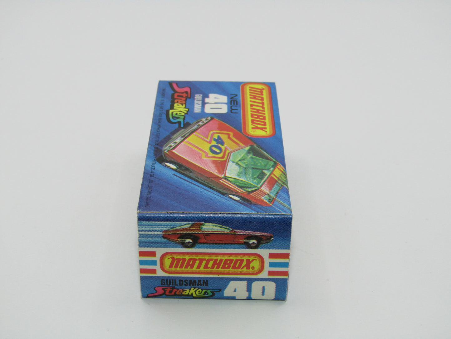 Matchbox Superfast 40A Vauxhall Guildsman Red 40 Tampo GREEN Windows