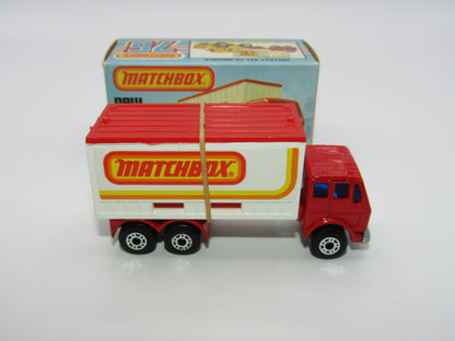 Matchbox Superfast 42C Mercedes Container Truck MATCHBOX to the LEFT