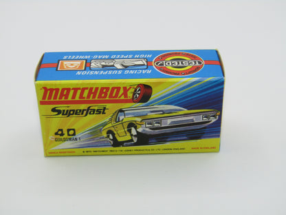 Matchbox Superfast 40A Vauxhall Guildsman LIGHT Pink Black Star Black Background