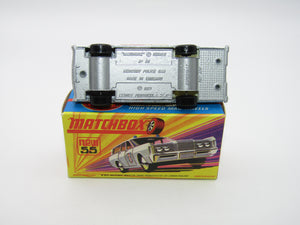 Matchbox Superfast 55B Mercury Commuter Police Car SILVER Base