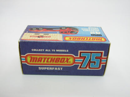 Matchbox Superfast 42C Mercedes Container Truck LIGHT RED Plastic Grey Container