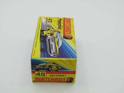 Matchbox Superfast 40A Vauxhall Guildsman LIGHT Pink Black Star Black Background