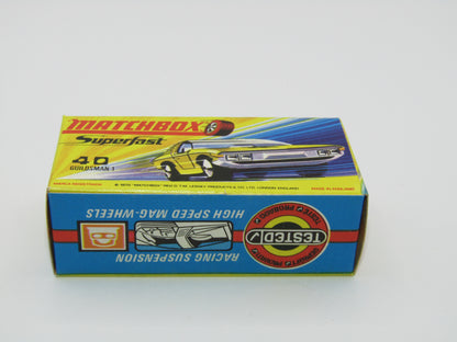 Matchbox Superfast 40A Vauxhall Guildsman LIGHT Pink Black Star Black Background