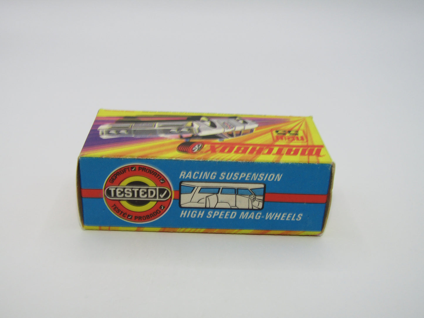 Matchbox Superfast 55B Mercury Commuter Police Car SILVER Base