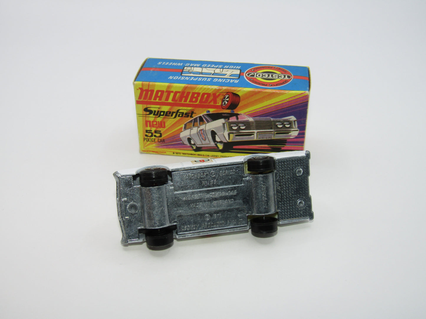 Matchbox Superfast 55B Mercury Commuter Police Car EARLY Issue Labels