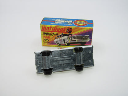Matchbox Superfast 55B Mercury Commuter Police Car EARLY Issue Labels
