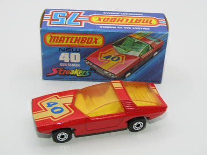 Matchbox Superfast 40A Vauxhall Guildsman DOT DASH Wheels SILVER BASE