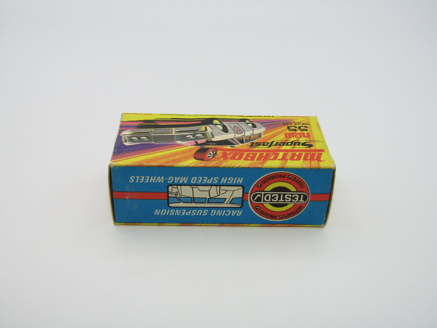 Matchbox Superfast 55B Mercury Commuter Police Car EARLY Issue Labels