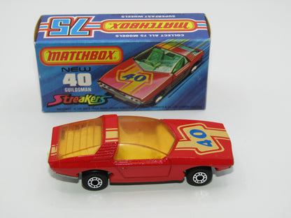 Matchbox Superfast 40A Vauxhall Guildsman DOT DASH Wheels SILVER BASE