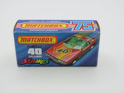 Matchbox Superfast 40A Vauxhall Guildsman DOT DASH Wheels SILVER BASE