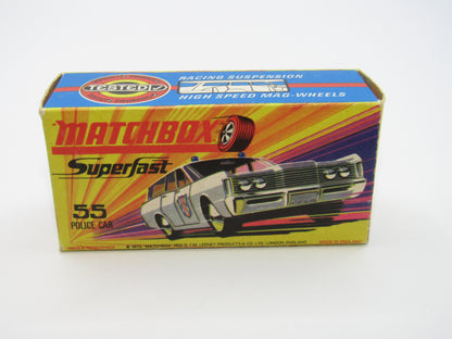Matchbox Superfast 55B Mercury Commuter Police Car 5 SPOKE SMALL SLOT Wheels