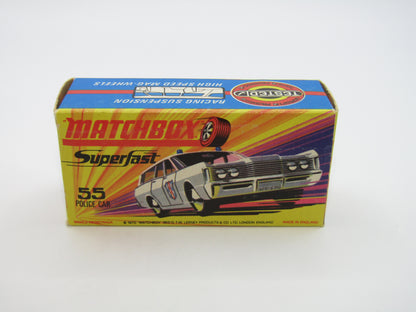 Matchbox Superfast 55B Mercury Commuter Police Car 5 SPOKE SMALL SLOT Wheels
