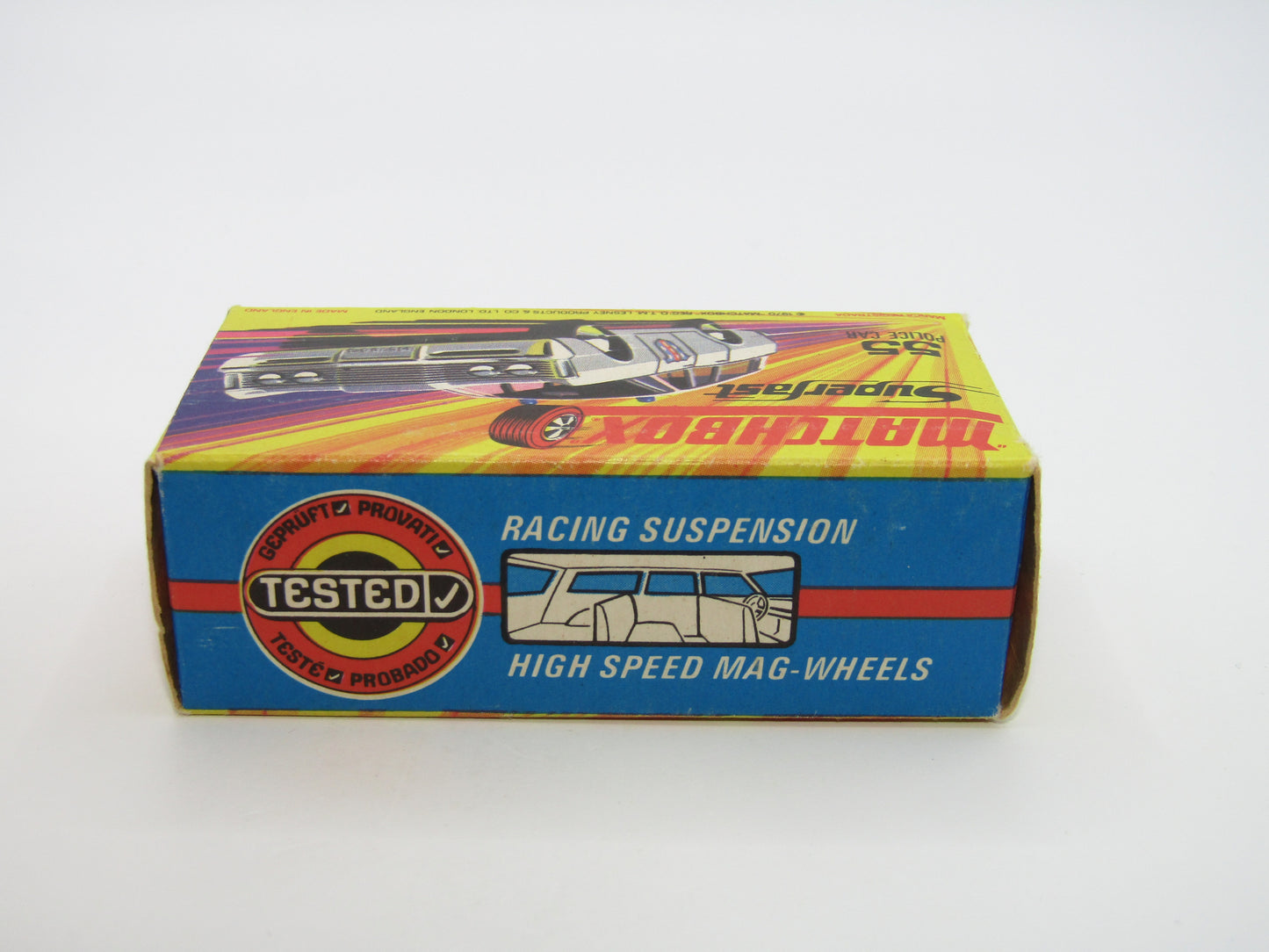 Matchbox Superfast 55B Mercury Commuter Police Car 5 SPOKE SMALL SLOT Wheels