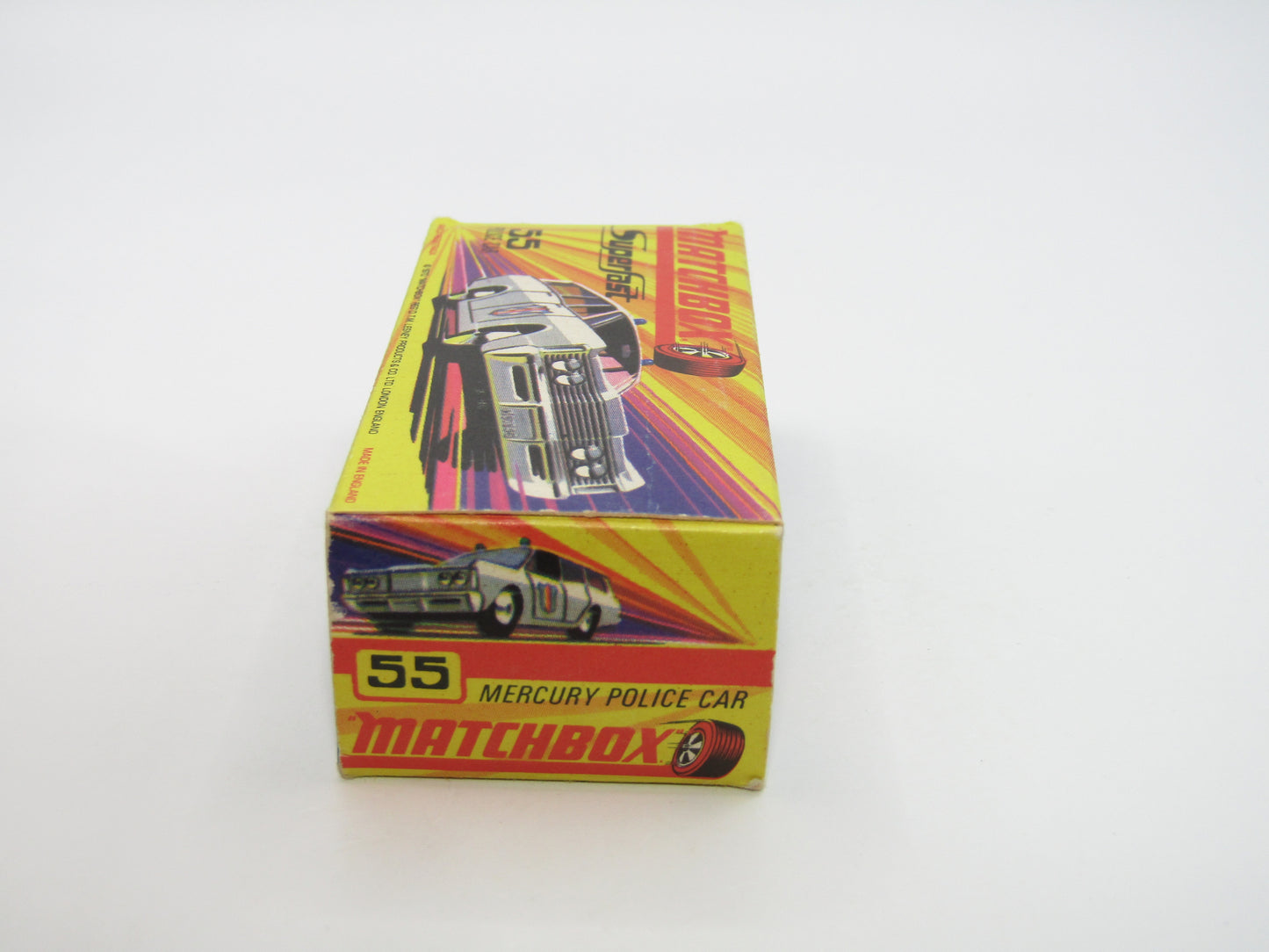 Matchbox Superfast 55B Mercury Commuter Police Car 5 SPOKE SMALL SLOT Wheels