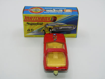 Matchbox Superfast 40A Vauxhall Guildsman DOT DASH Wheels BLUE FLAMES Label